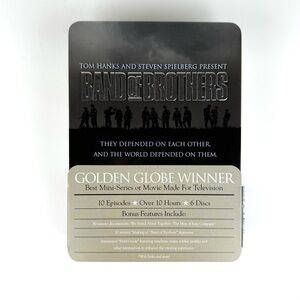 Band of Brothers HBO Mini Series DVD Collectors Edition Tin Box 6 Disc Set NEW
